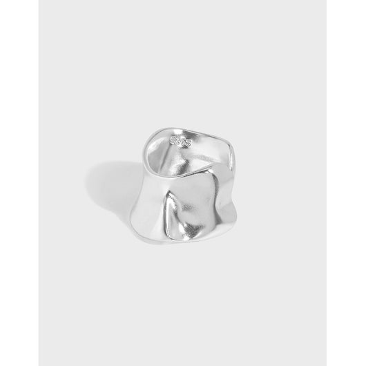 Aretes de Plata Esterlina Irregulares Audaces para Mujer - Image 3
