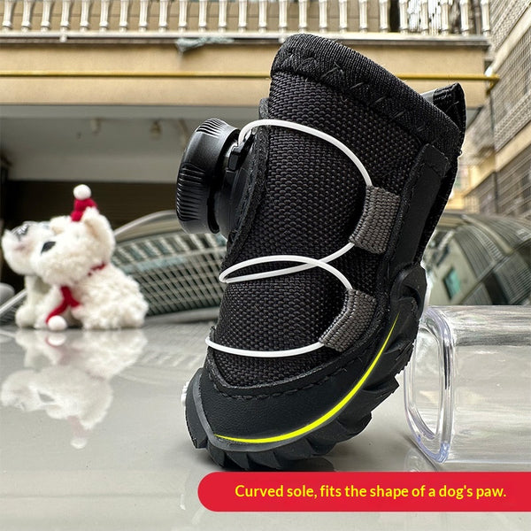 Botas Protectoras para Perros Otoño-Invierno con Acolchado de Algodón