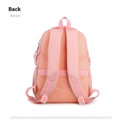 Mochila Escolar Ligera y de Gran Capacidad con Contraste de Colores - Image 14