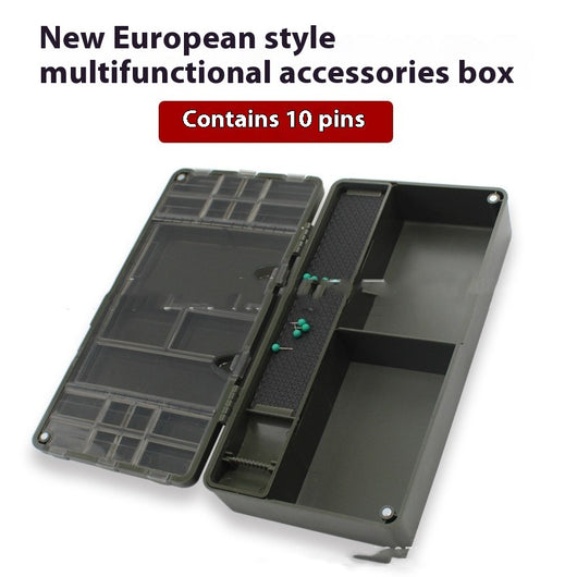 Caja de Almacenamiento Multifuncional para Accesorios de Pesca de Carpas Europeas