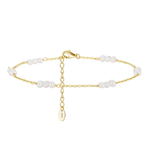 Pulsera de Pie con Cuentas de Agua Dulce en Forma O - Image 5