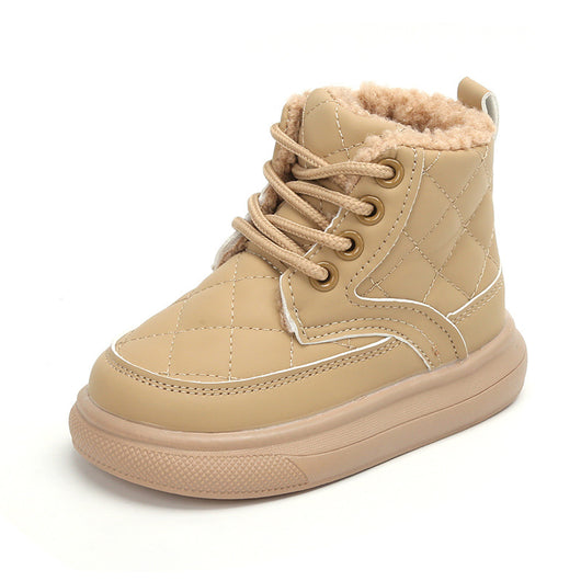 Botas de Invierno para Niñas - Estilo Británico con Lana de Cordero - Image 4
