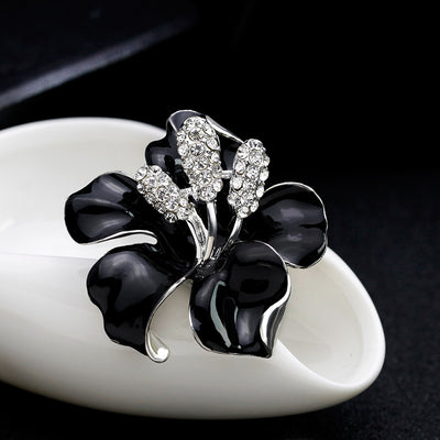 Broche Vintage Rosa Floral Elegante - Image 8