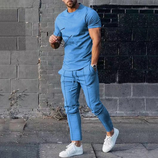 Conjunto Deportivo Casual: Camiseta y Pantalón de Algodón - Image 13
