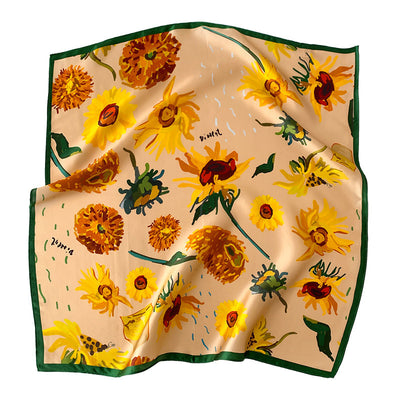 Pañuelo Vintage Girasol para Mujer - Estilo Clásico y Elegante - Image 5