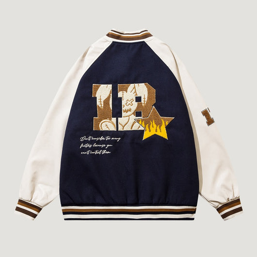 Uniforme de Béisbol Hip Hop Retro Oversize en Cuero Sintético para Mujer - Image 2