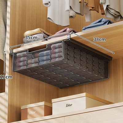 Organizador Colgante de Hierro Forjado con Cajones - Estantería Multicapa para Ropa - Image 5