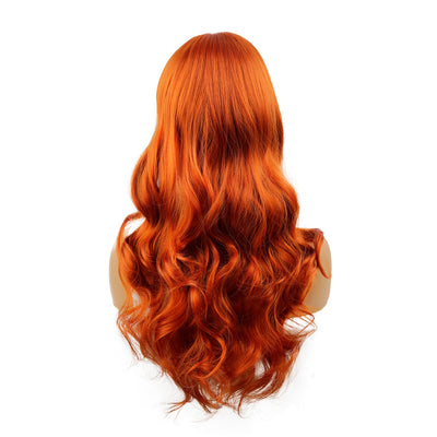 Peluca Sintética con Flequillo Ondulado para Mujer - Estilo Fashion - Image 16