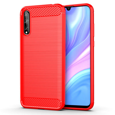 Funda de silicona suave con patrón de fibra de carbono cepillada - Image 7
