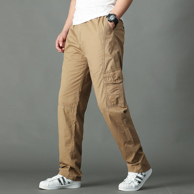 Pantalones Sueltos Coreanos Cintura Alta Pierna Recta - Image 5