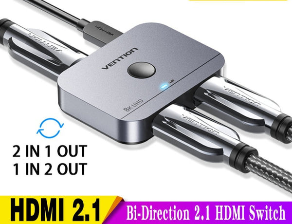 Divisor de Cable Aleación HD - Convertidor Bidireccional Audio y Video