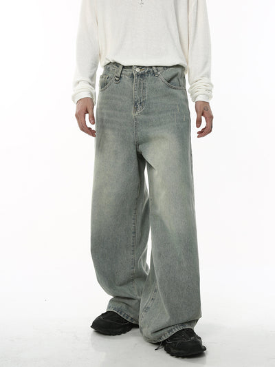 Conjunto de Camisa y Pantalón Oversized Lavado Desgastado en Blanco - Image 16