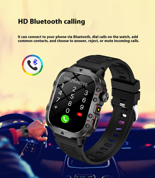 Reloj Inteligente Deportivo para Senderismo con Pantalla Grande - Image 12