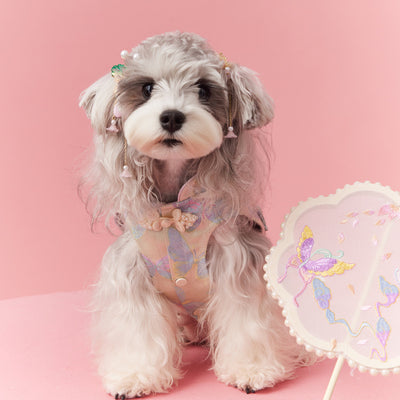 Chaleco Cheongsam Estilo Neo-Chino para Mascotas Pequeños - Schnauzer y Bichón - Image 4