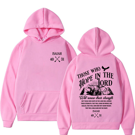 Sudaderas con Estampado de Letras Cristianas Jesús para Hombre y Mujer - Image 9