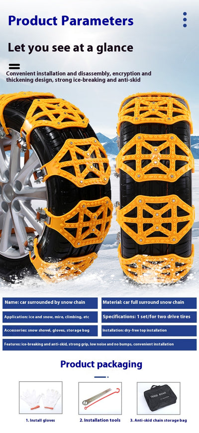 Cadenas para Neumáticos Universal - Tracción Extrema en Nieve y Hielo - Image 13