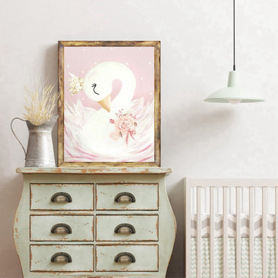 Cuadro Decorativo Infantil Cisne para Habitación y Pasillo - Image 6