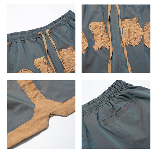 Shorts Góticos con Panel Bordado Estilo Urbano - Image 10