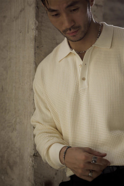 Camisa Business Casual Retro Americana para Otoño - Image 11
