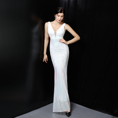 Vestido de Noche Elegante Largo y Ajustado para Mujer - Image 9