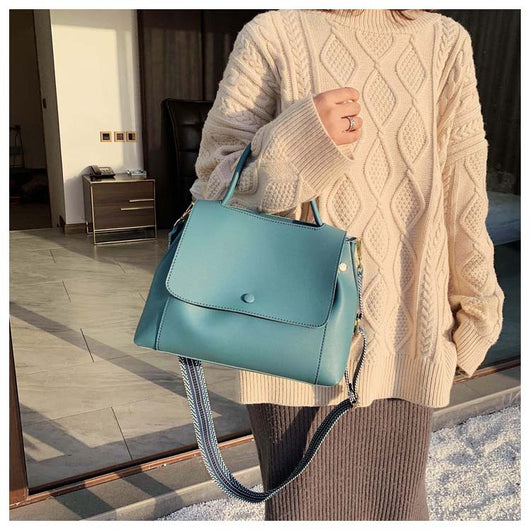 Bolsa Tote Crossbody Estilo Net Red - Image 12