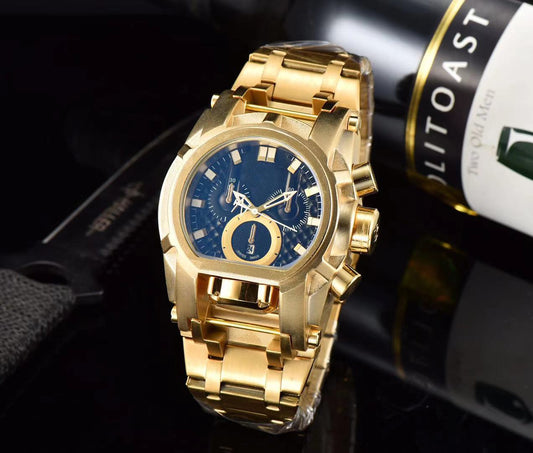 Reloj de Pulsera Acero Inoxidable con Esfera Grande para Hombre - Image 2