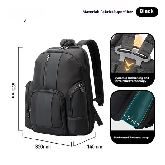 Mochila Ejecutiva Multifuncional para Hombre con Descarga de Peso - Image 5