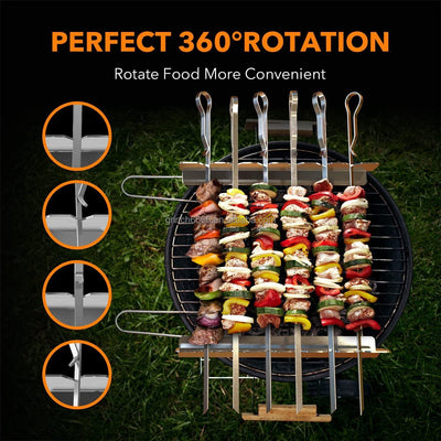 Juego de 2 Soportes para Señaléticas de Acero Inoxidable para Parrilla - Image 19