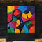 Cuadro Abstracto Moderno Óleo Sobre Lienzo Colorido Sin Marco para Decoración del Hogar