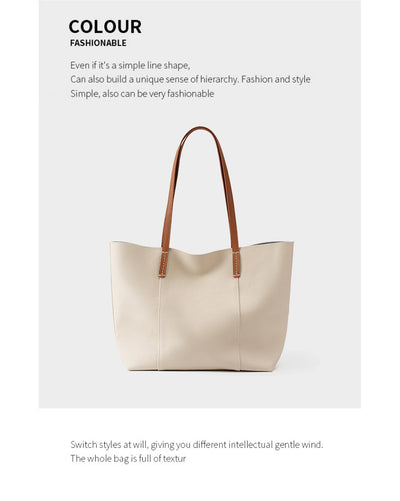 Bolso Tote de Cuero Genuino Hecho a Mano - Bolsa Portátil para Mujer - Image 23