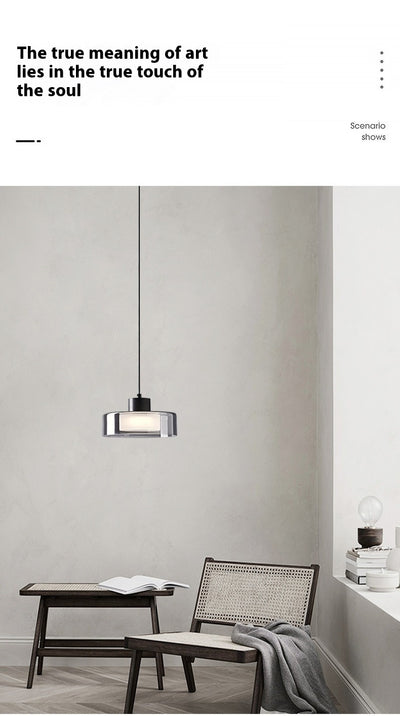 Lámpara de Techo Dormitorio Cobre Moderno Minimalista con Cristal - Image 14
