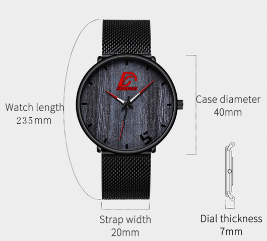 Reloj de Cuarzo para Hombre con Correa Mesh Deportiva - Image 15