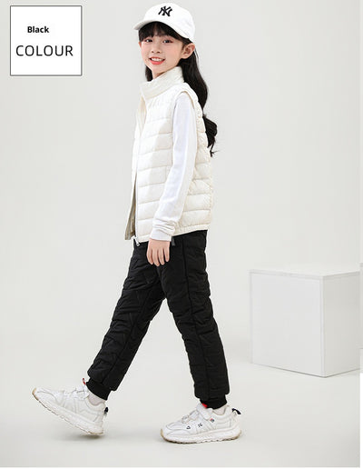 Pantalones Térmicos Infantiles Impermeables con Forro de Lana de Cordero - Image 19