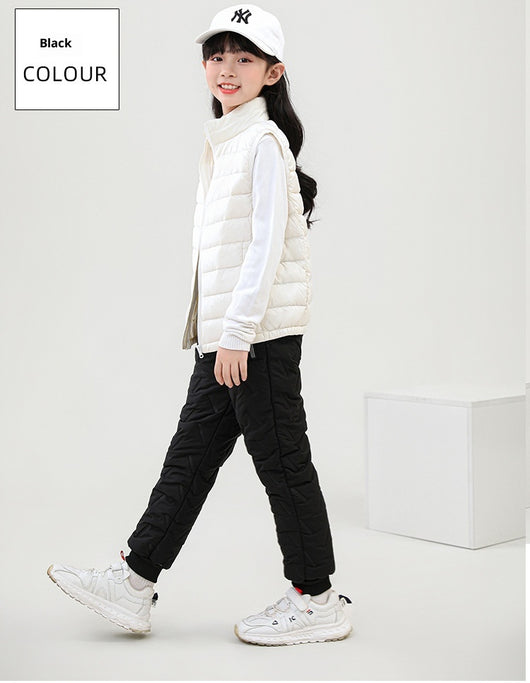 Pantalones Térmicos Infantiles Impermeables con Forro de Lana de Cordero - Image 19