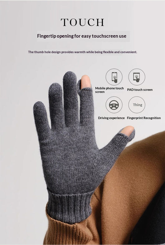 Guantes Tejidos para Ciclismo de Invierno - Image 18