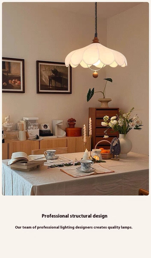 Lámpara de Techo Retráctil Estilo Francés Vintage para Comedor y Sala - Image 9