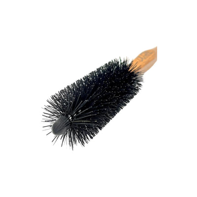 Dural Beech wood curling hair brush with mixed bristles - Tekeno
