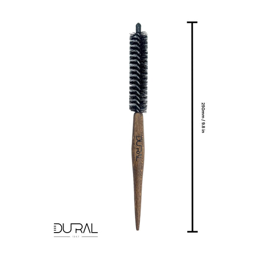 Dural Beech wood curling hair brush with mixed bristles - Tekeno