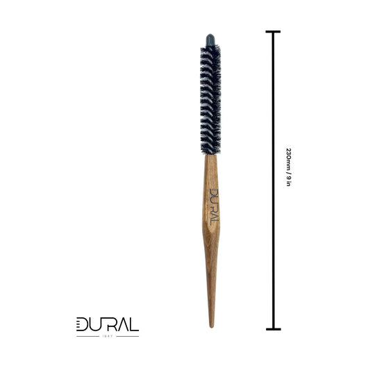 Dural Beech wood curling hair brush with boar bristles - Tekeno