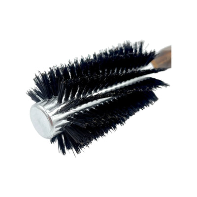 Dural Beech wood quick-styler hair brush with boar bristles - 12 rows - Tekeno
