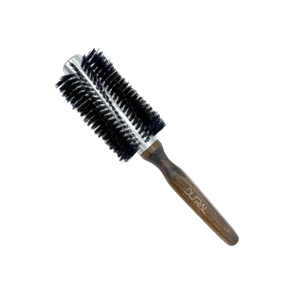 Dural Beech wood quick-styler hair brush with boar bristles - 12 rows - Tekeno