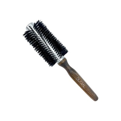 Dural Beech wood quick-styler hair brush with boar bristles - 12 rows - Tekeno