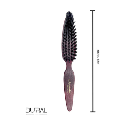 Dural Beech wood scalp master hair brush with boar and nylon bristles - Tekeno