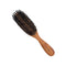 Escova de cabelo oval Dural Pear de madeira com cerdas de javali - 8 carreiras