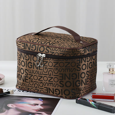 Bolsa Cosmética Portátil Estilo Bento con Compartimentos - Image 12