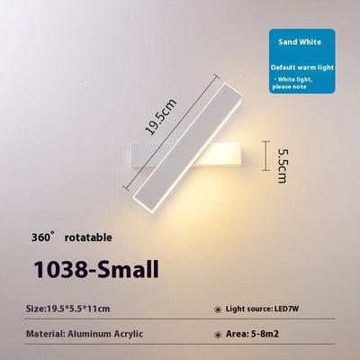 Lámpara de Pared LED Giratoria Moderna para Dormitorio y Pasillo - Image 7