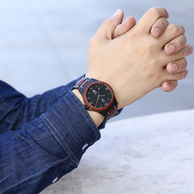 Reloj de Cuarzo para Hombre con Sándalo Negro - Image 38