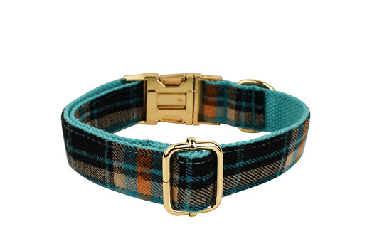 Collar Retro Verde para Mascotas con Correa de Tracción y Moño Adorable - Image 18