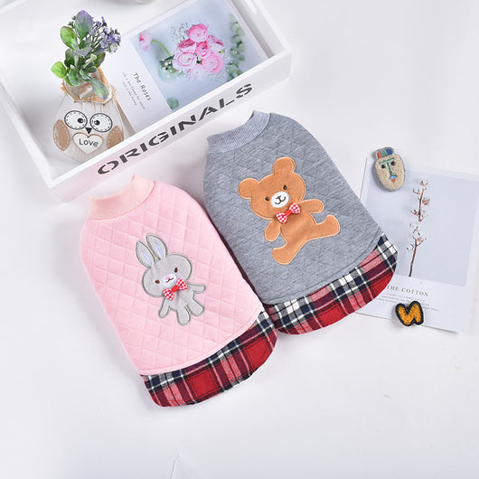 Suéter Térmico Bichón Hiromi para Perros Pequeños - Diseño Rombos