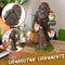 Estatua Decorativa de Resina Gorilla para Jardín y Hogar